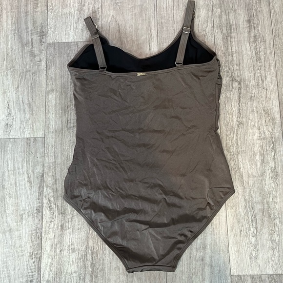 NWOT Calvin Klein Bronze Swimsuit 18 - Picture 4 of 7